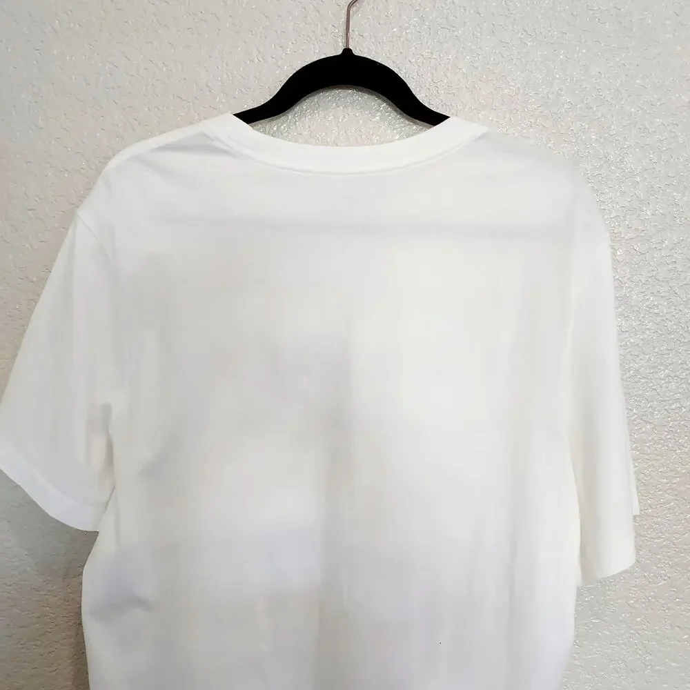 Nike USC White Crew Neck Short Sleeve T-Shirt Size XL - Picture 7 of 9